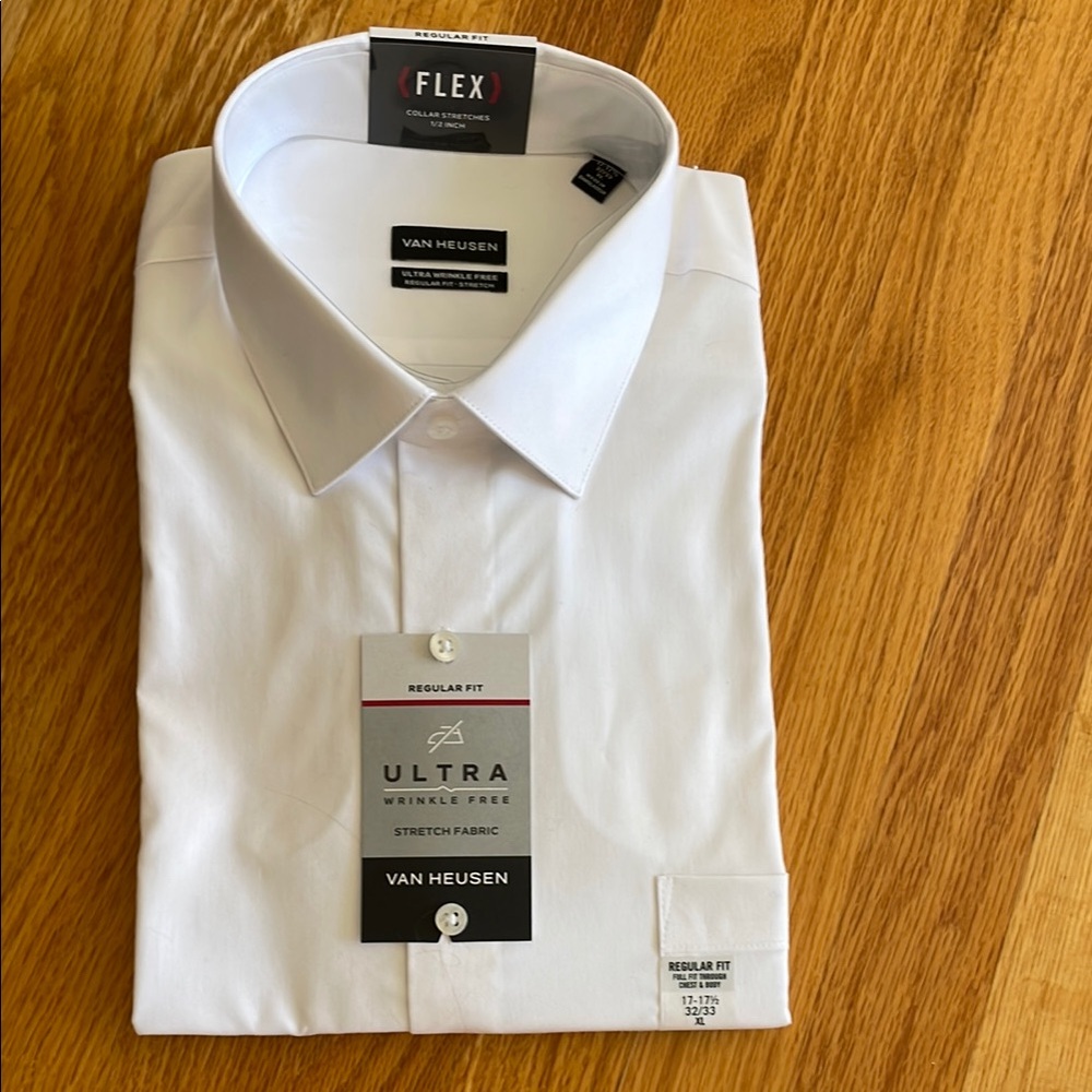 Van Heusen White Men's Shirt